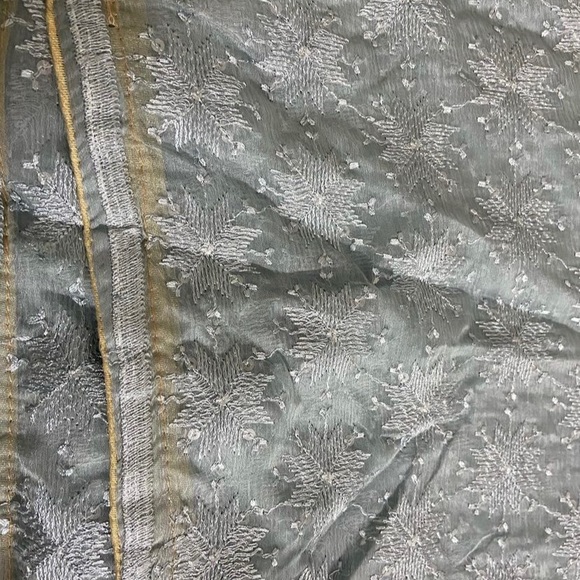 None Other - A tone to tone beautiful grey chiffon dupatta. Super light and super classy!